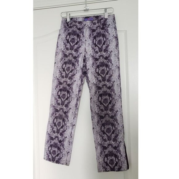 Vintage Enzo purple snake print pants size small - Picture 9 of 13